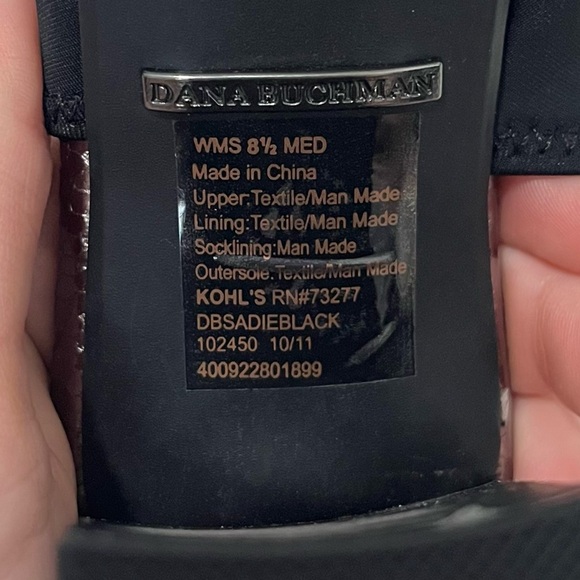 Dana Buchman size 8 1/2 med open toe heel - Picture 2 of 12